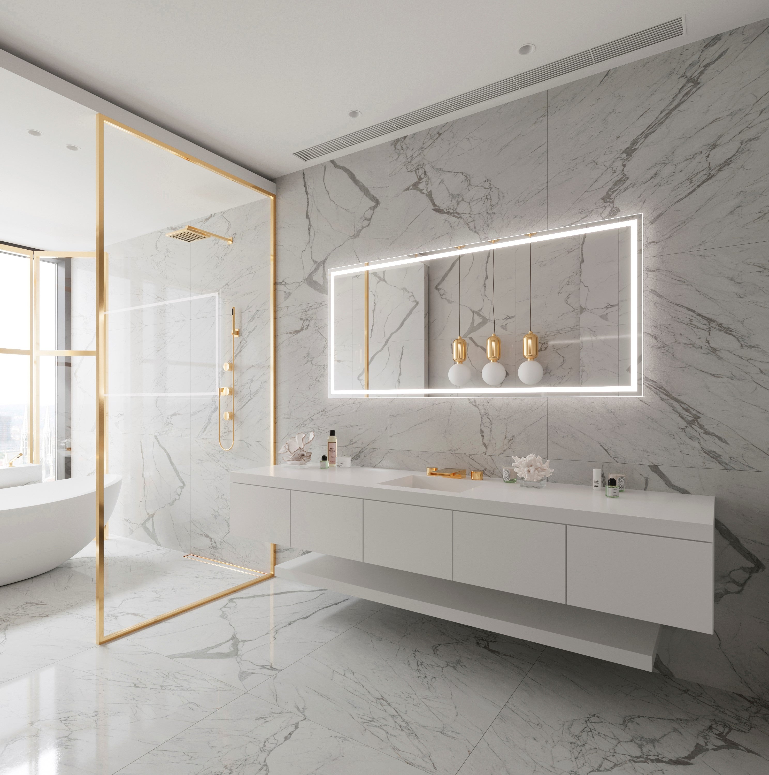 Brand Spotlight: Dyconn Faucet Backlit LED Mirrors - Sonic Electric