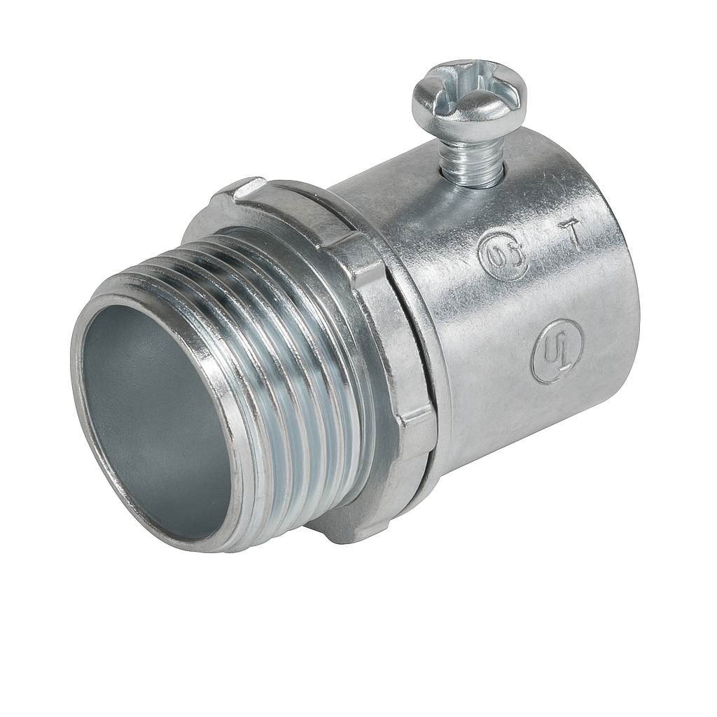 Set Screw Type EMT Connector - 1/2" to 4" Sizes Available