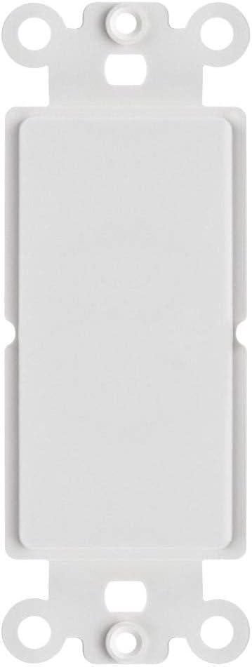 1 Gang Blank Insert for Decorator Wall Plate – White - Sonic Electric