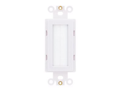 1 Gang Brush Wall Plate – White - Sonic Electric