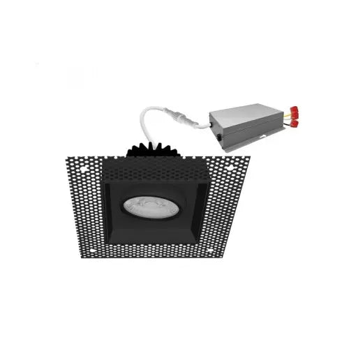 Envision 4" Single Head Downlights, 120V, Selectable CCT, Trim less, Black