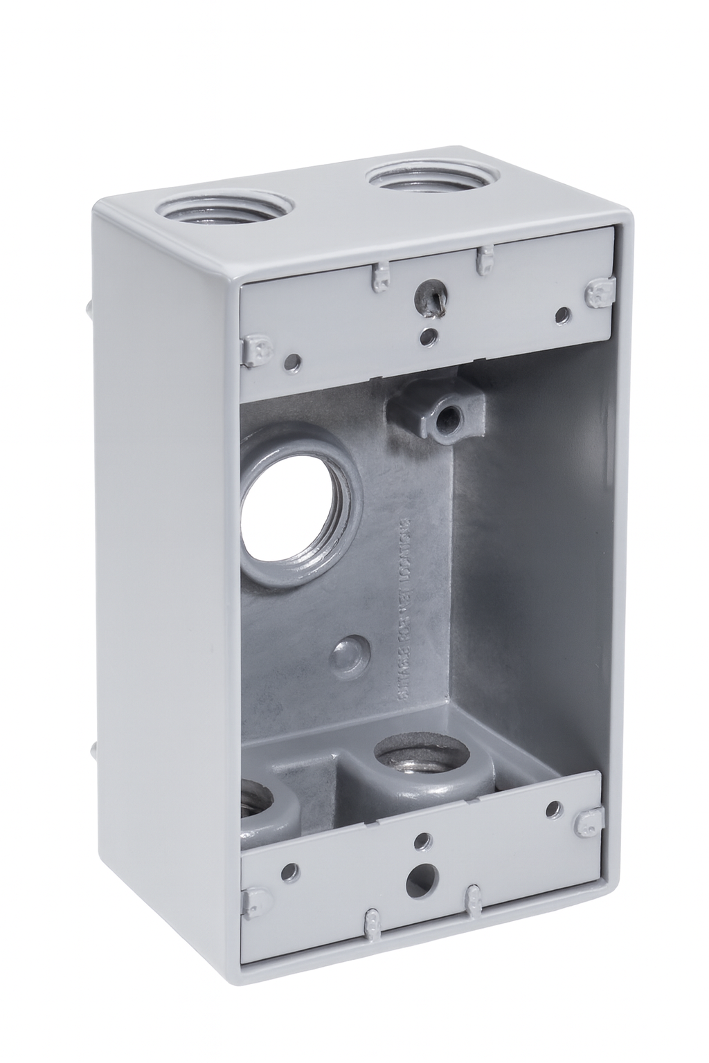 1-Gang Weatherproof Box with Lugs, 1/2" - 3/4" Sizes Available