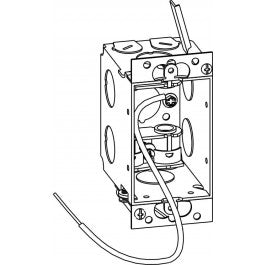 Orbit SGM-1-MC Depth Gangable Old Work Switch Box, with BX/MC Clamps