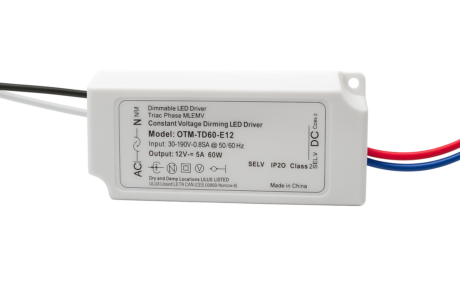 Malibu Stardust™ MT-60W-12V 12V 60W TRIAC Dimmable LED Driver