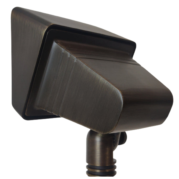 ABBA FPBCC05 Adjustable Integrated Flood Light – Natural Brass, 3‑CCT (3000K/4000K/5000K)