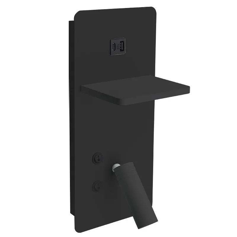 Westgate Bedside Vertical Reading Lamp with Backlight, 10W 3000K - Multiple Finishes