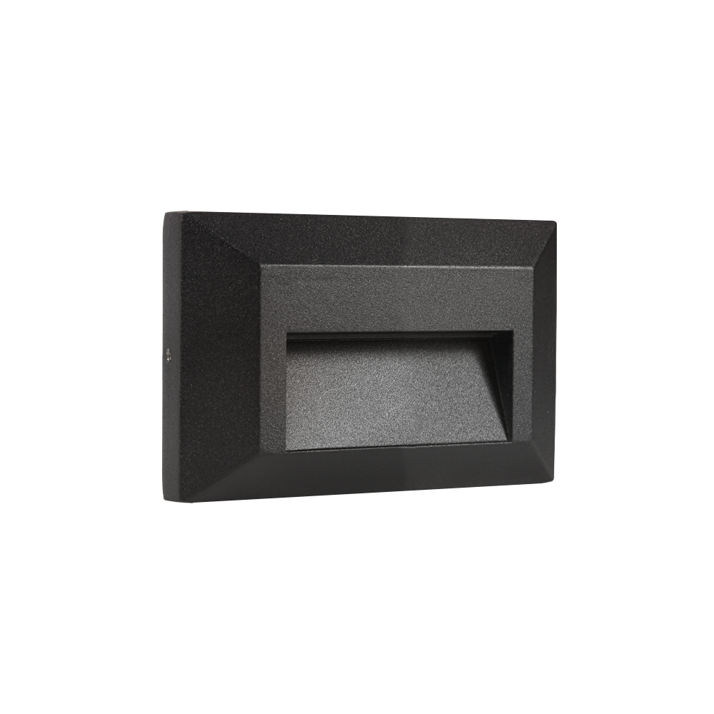 ABBA STA03 3CCT Integrated LED Edge Step Light – Black Finish