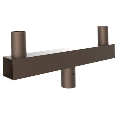 Envision TN-BH-SQ-180-2S Tenon, Square Bullhorn 2-Head Adapter