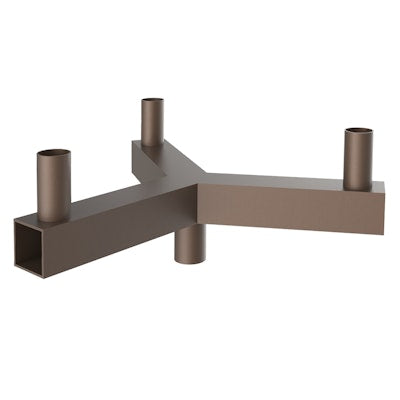 Envision TN-BH-SQ-180-3Y Tenon, Square Bullhorn 3-Head Y-Adapter