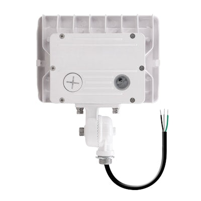 Envision LED-ARL-2P30-TRI-WH-KN-PC Area Flood: M-Line 1/2" Knuckle w/ Photocell - White