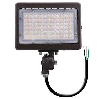 Envision LED-ARL-3P80-TRI-BZ-KN-PC Area Flood: M-Line 1/2" Knuckle w/ Photocell - Bronze