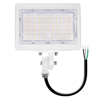 Envision LED-ARL-3P80-TRI-WH-KN-PC Area Flood: M-Line 1/2" Knuckle w/ Photocell - White