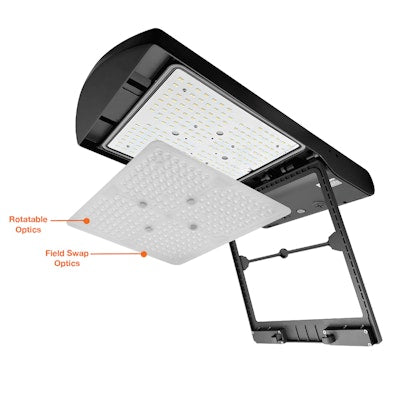 Envision LED-ARL3-OPT-5P150-TRI-BL-HV Large Area Light: Optic-Line - Black
