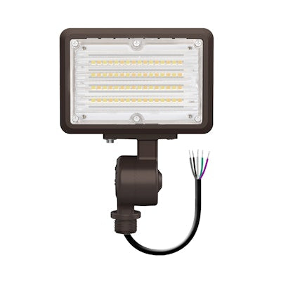 Envision LED-FL-15W-TRI-BZ-KNYK-PC Mini Area Floodlights: XS-Line - Bronze