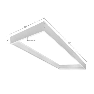 Envision 1X4-SM-3 1x4 Surface Mount Kit 3" Height for all panels and troffers