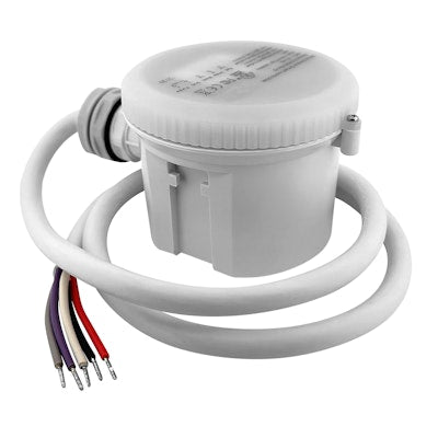 Envision HD406VRH-D-WH Bi Level Motion Sensor w/ Daylight Harvesting White Finish with Side 1/2" Knock Out -Remote Control Compatible-