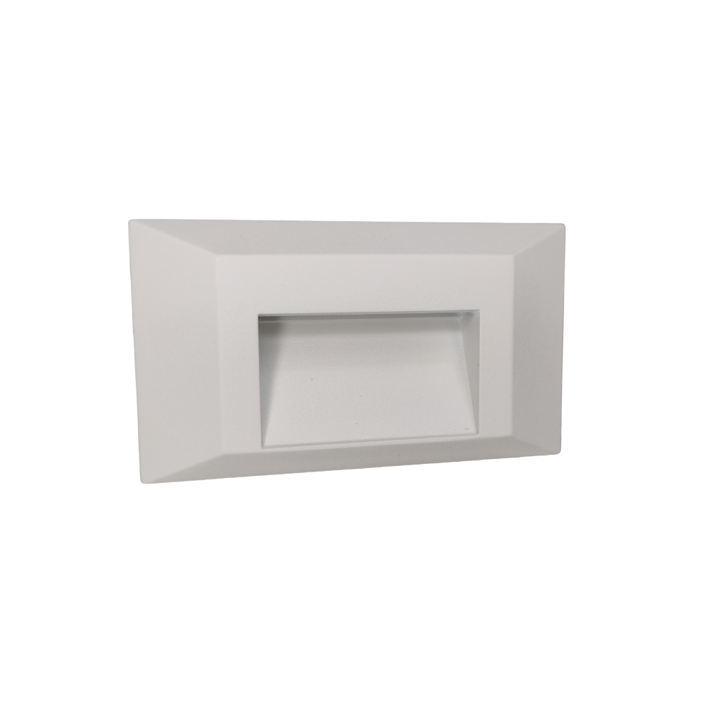 ABBA STA03 3CCT Integrated LED Edge Step Light – White Finish