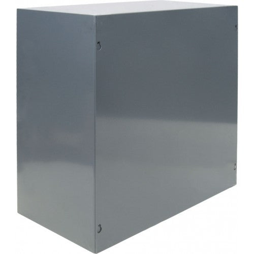 Orbit 18188NK Indoor NEMA Type 1 Screw Cover Enclosure Without K.O. 18" X 18" X 8" - Gray