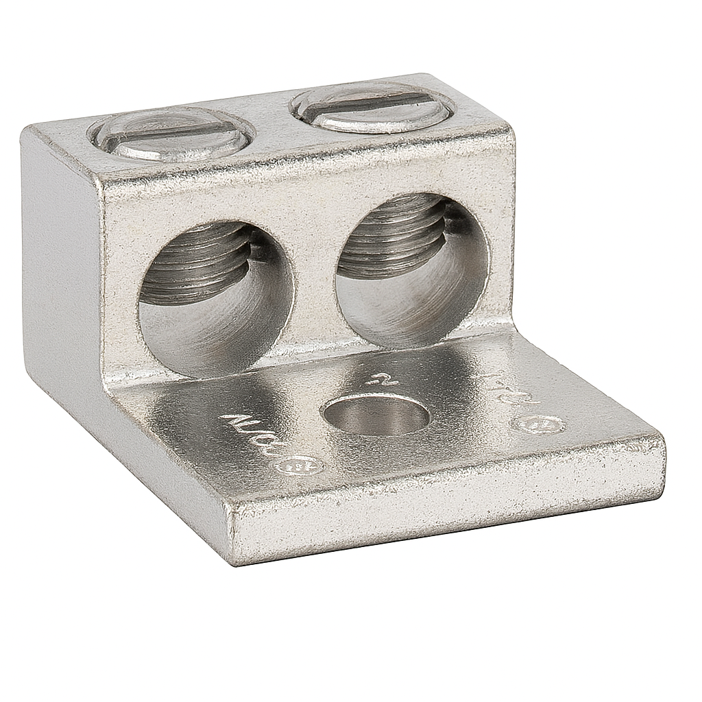 Aluminum Mechanical Lugs Two Conductors Dual Rated - Multiple Sizes Available