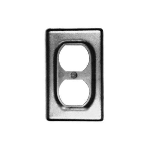 Orbit 1SFC-D 1-Gang Cast Device Box Cover, Duplex - Steel