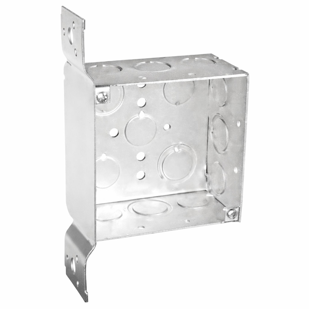 Caja soldada 4S cuadrada de 4" con soporte desplazado