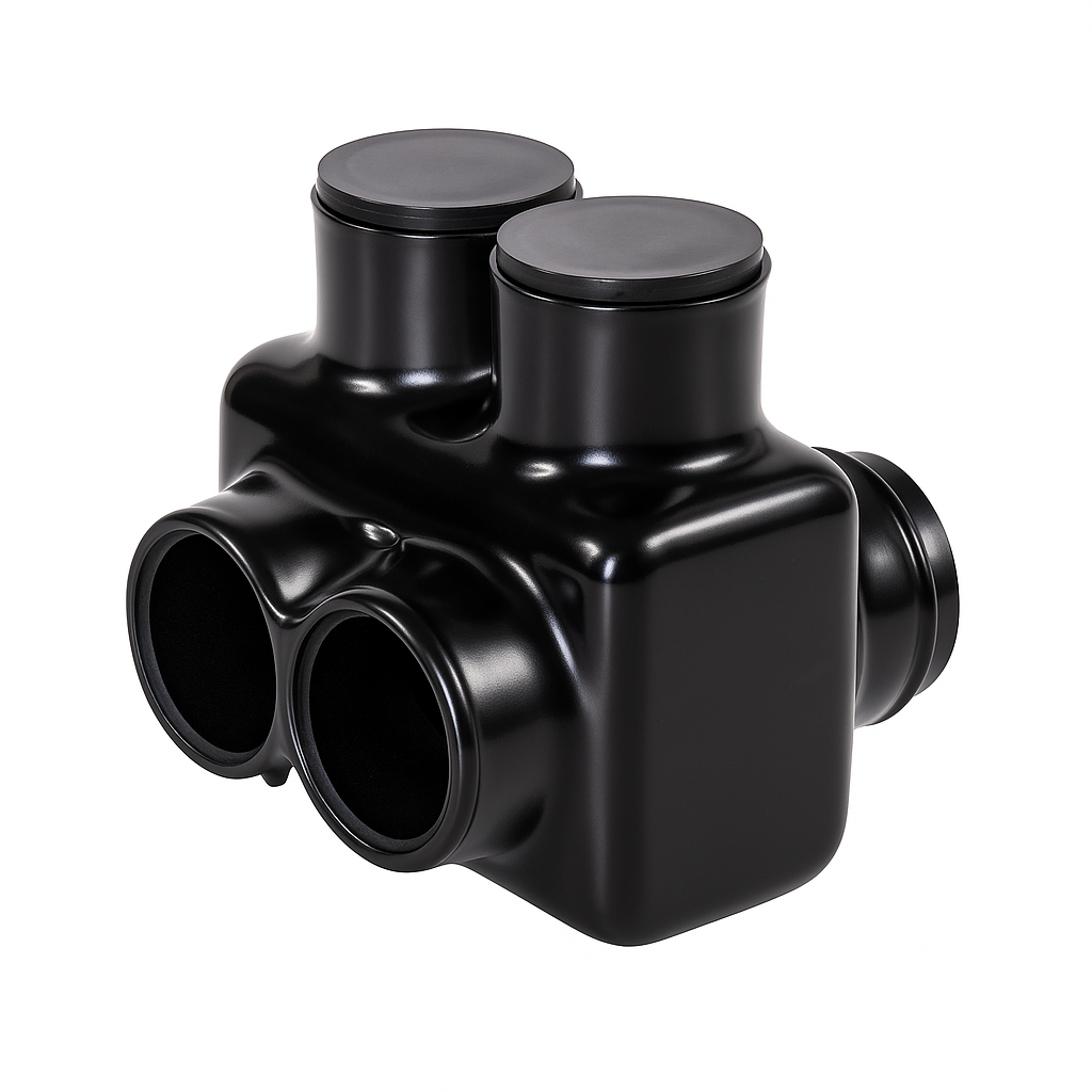 Malibu Knecht™ IC-2-3/0 Two-Port Dual Entry Insulated Connector for 3/0