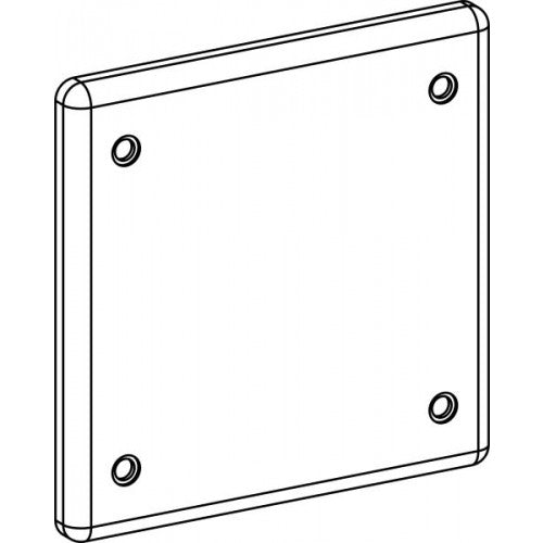 Orbit 2PC-W 2-Gang Weatherproof Plastic Cover & Gasket - White