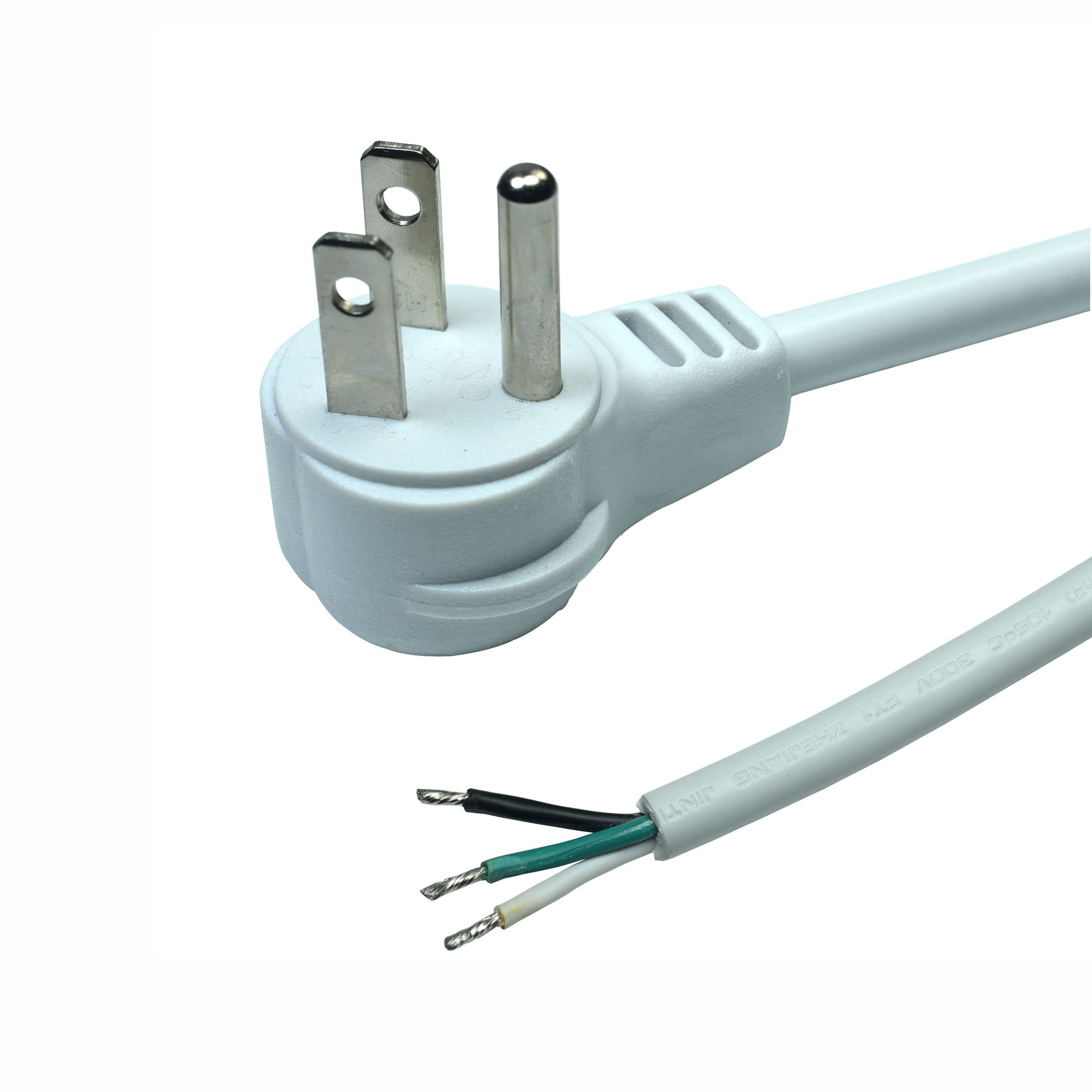 3 Feet 3 Pin 90 Degree Pigtail Power Cord - Sonic Electric