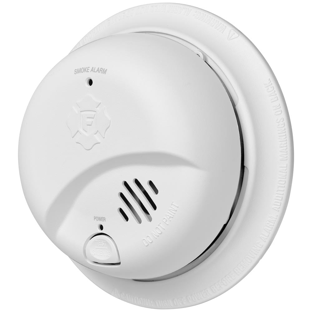 BRK SMI100-AC Interconnect Hardwired Smoke Alarm with Battery Backup - 12 Pack