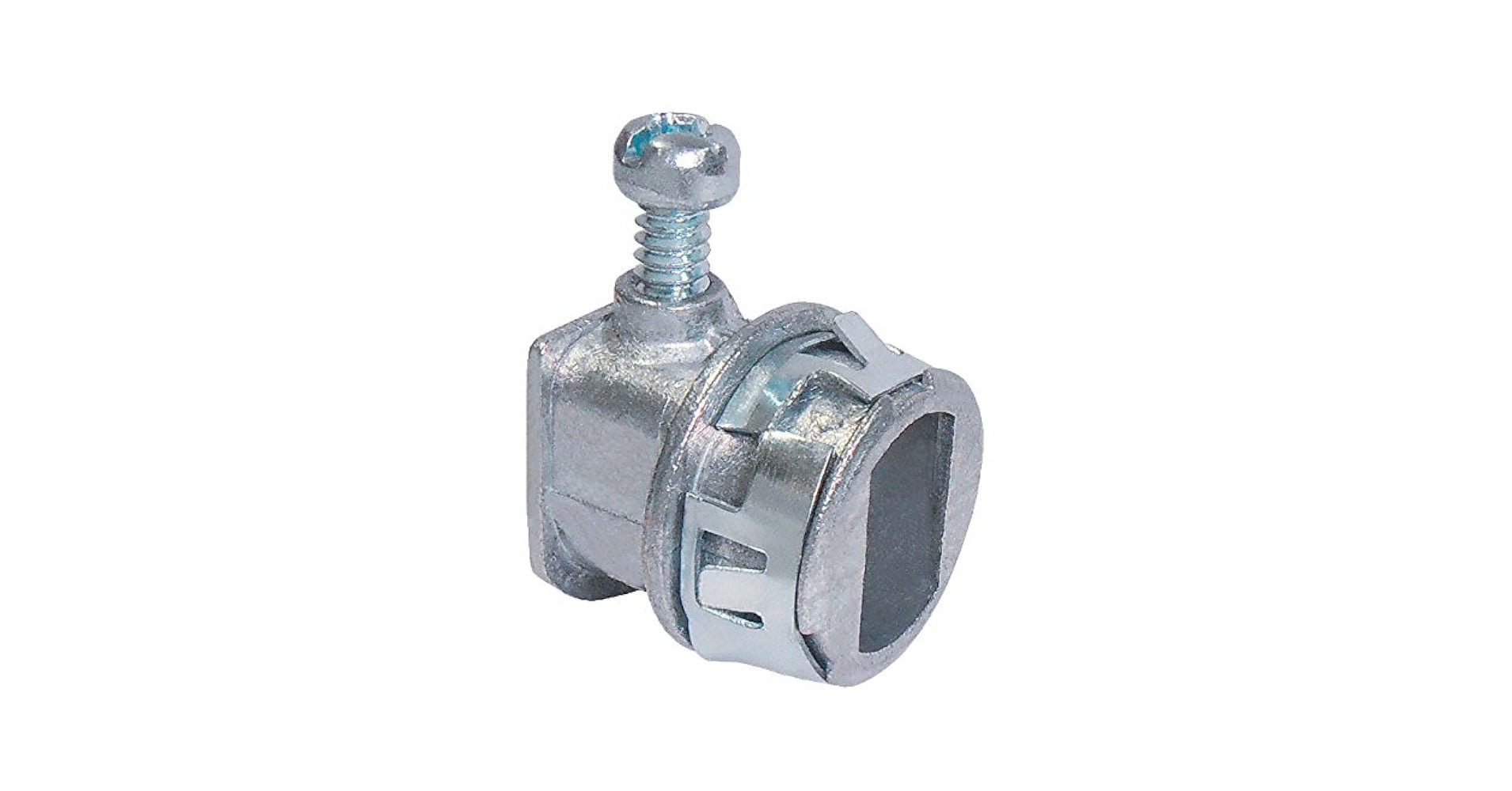 3/8" AC/MC Connector with Locknut – Zinc Die - Cast | UL Listed - Sonic Electric