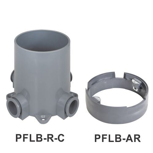 Orbit PFLB-R-C PVC Round Floor Box