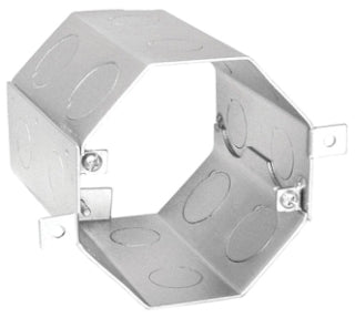 4" Deep Steel Octagon Concrete Box with 1/2" & 3/4" Side Knockouts - Sonic Electric