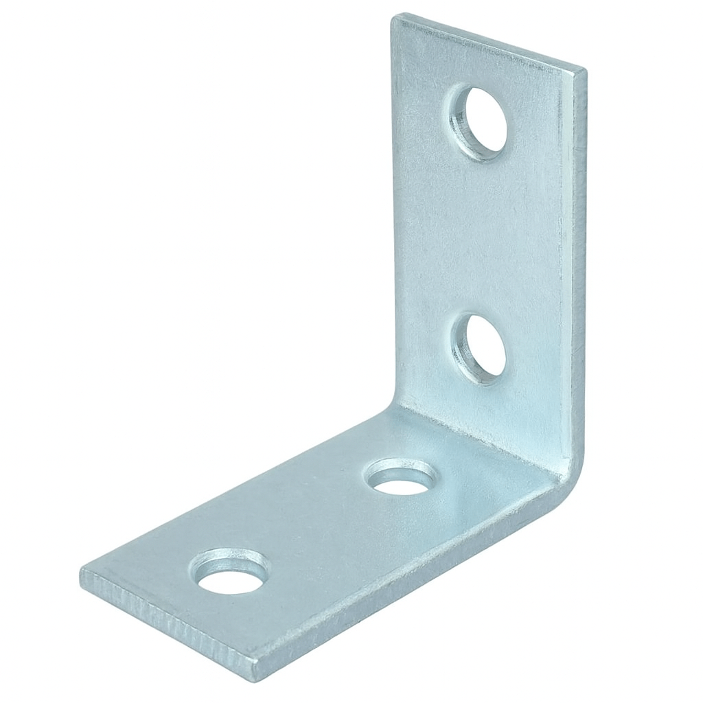 4 - Hole 90 Degree Angle Bracket for Channel Strut - Sonic Electric