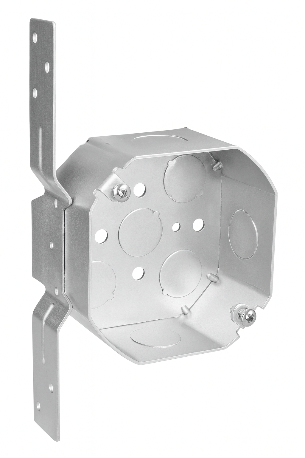 4" Metal Octagon Box 1 - 1/2" Deep With Bracket - Sonic Electric
