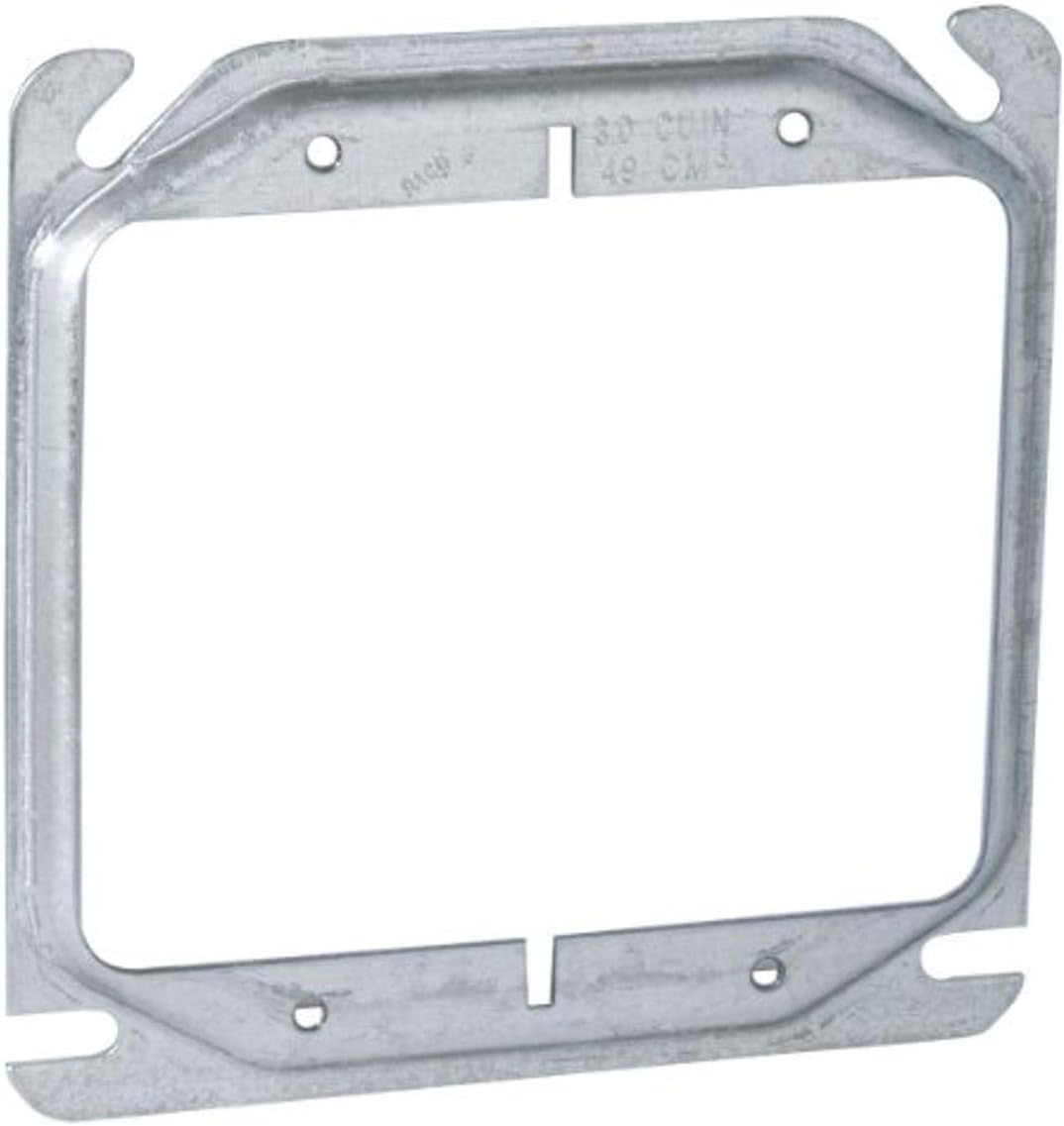 4" Square (4S) 2 - Gang Device Ring – 1/2" to 2" Raised Sizes Available - Sonic Electric