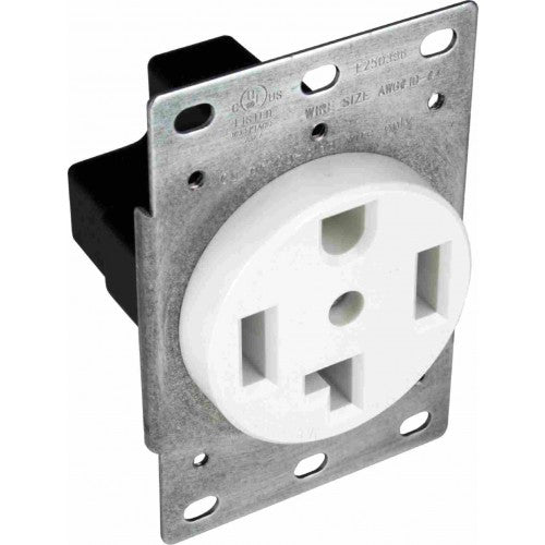 NEMA 30 Amp Dryer Receptacle Outlet, UL Listed