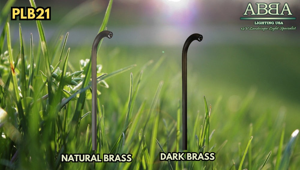 Integrated 3W Brass LED "U" Path Light