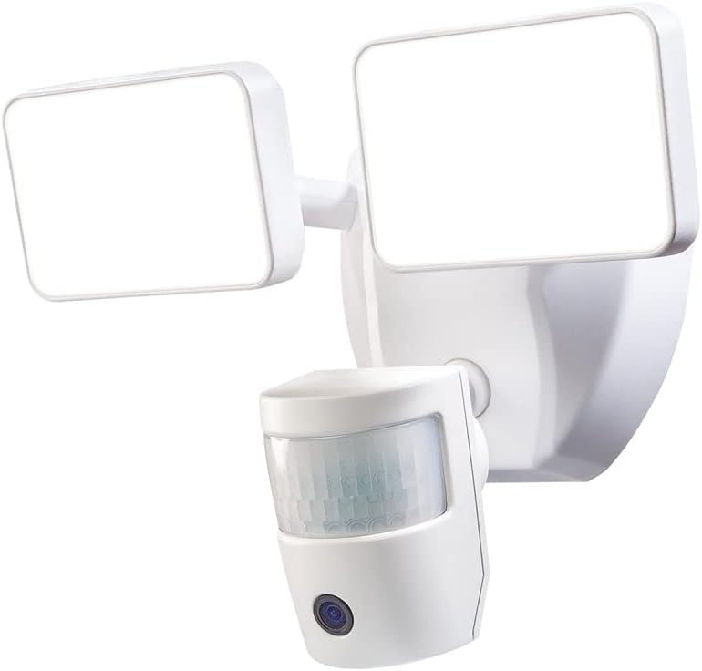 Westgate Luz de seguridad LED de 28 W con sensor PIR de atenuación - 1 luz, blanco