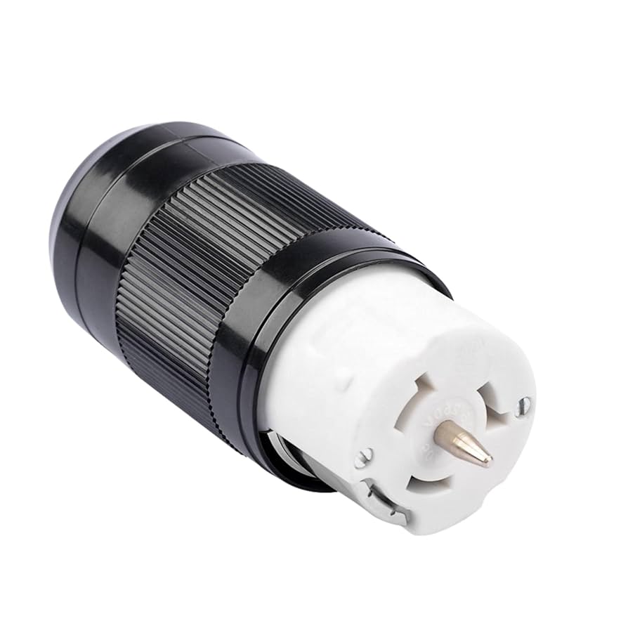 50A Female Locking Connector – 125/250V AC, 3-Pole 4-Wire, NEMA SS2-50R, ETL Listed