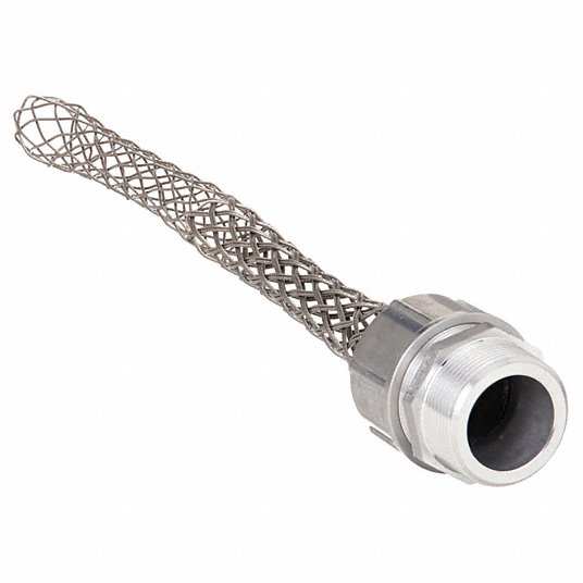 Strain Relief Mesh Grip Connector- 1/2" to 2" Sizes Available