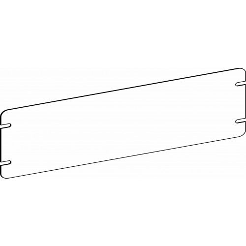 Orbit 4M10-B Flat, 10-Gang Switch Box Blank Device Cover - Galvanized