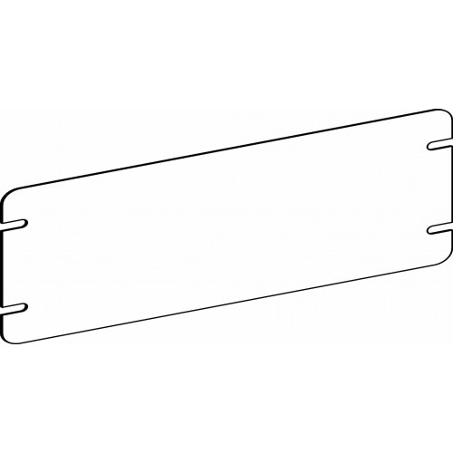 Orbit 4M7-B Flat, 7-Gang Switch Box Blank Device Cover - Galvanized