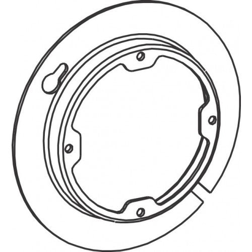 Orbit 4R050X 4" Octagon Box Steel Cover 1/2" Raised Open, Dual Direction