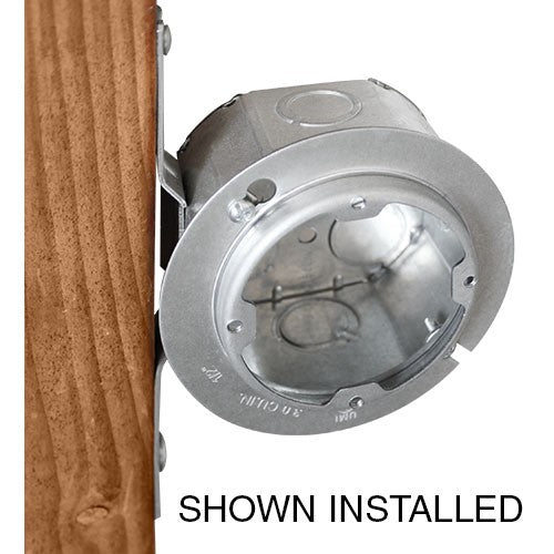 Orbit 4R075X 4" Octagon Box Steel Cover 3/4" Raised Open, Dual Direction