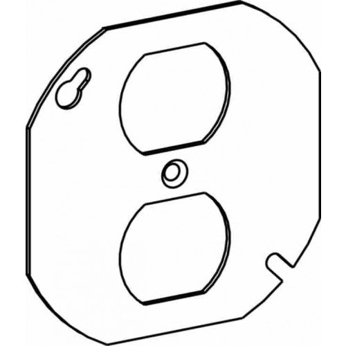 Orbit 4RC-DR 4" Octagon Cover For Duplex