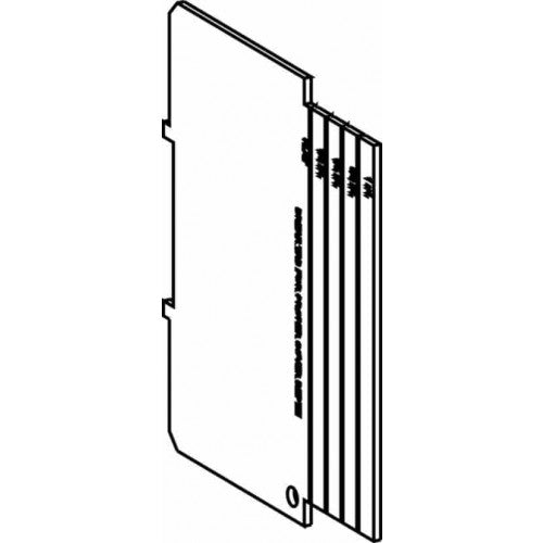 Orbit 4SDP-100 4SD Partition Flat To 1" - Galvanized