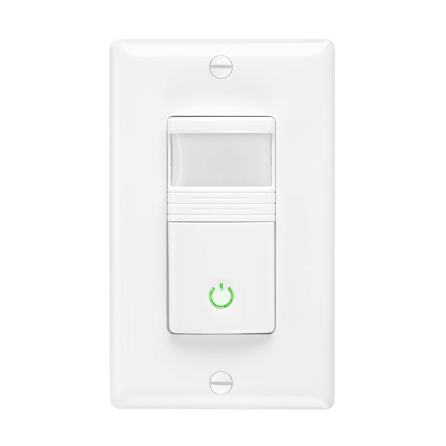 Occupancy Vacancy PIR Motion Sensor Wall Switch, 120V, 400W/800W Single-Pole, UL Listed