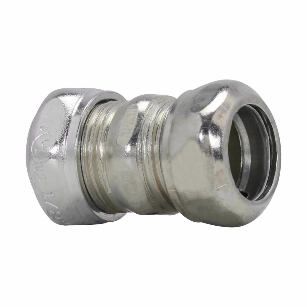 Crouse-Hinds 663 1-1/4" Steel Compression EMT Coupling
