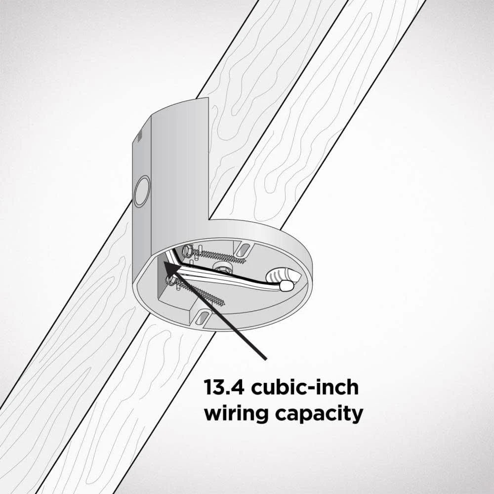 Malibu MapleBox™ CFB-1 4" Non-Metallic Saddle-type Ceiling Fan Support Box