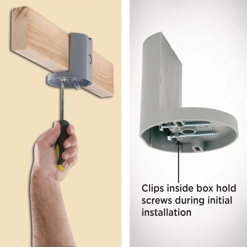 Malibu MapleBox™ CFB-1 4" Non-Metallic Saddle-type Ceiling Fan Support Box